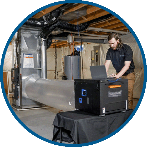 Step 3: Seal the ductwork from the inside